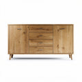 Wooden sideboard with four drawers and two doors 150 x 45 x 80cm
