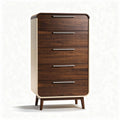 Wooden dresser 80 x 45 x 120cm with five drawers and modern design